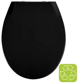 WENKO 23443100-WC sedadlo KOS 44x37 cm čierna/strieborná
