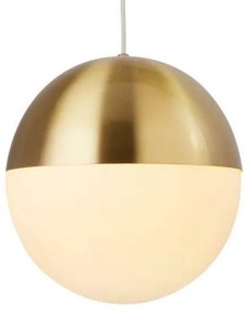 Searchlight 24181SB - Luster na lanku ENDOR 1xE27/40W/230V mosadz