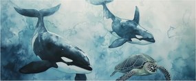 Obraz - Podmorská maľba (120x50 cm)
