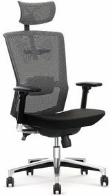 Kancelárske kreslo Ambasador čierna/Šedá