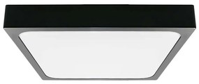 LED Kúpeľňové stropné svietidlo LED/30W/230V 4000K IP44 42x42 cm čierna