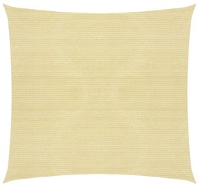 vidaXL Tieniaca plachta 160 g/m² béžová 6x6 m HDPE