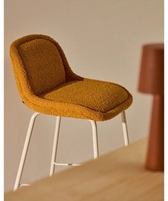 Barová stolička v horčicovej farbe (výška sedadla 65 cm) Aimin – Kave Home