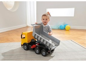 Lena Auto Mercedes-Benz sklápač s poistkou plast 66cm 3-osý v krabici 70x35x29cm 02064