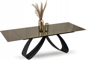 Jedálenský stôl Prego (zlatá čierna)
