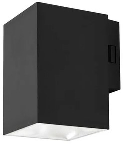 Rabalux 77156 vonkajšie nástenné LED svietidlo Urfa, 9W, IP65, čierna, 11,5 cm
