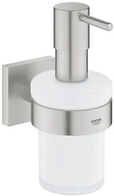 GROHE Start Cube Accessories dávkovač mydla s držiakom supersteel 41098DC0, 1 ks