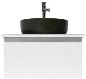 Kúpeľňová skrinka s umývadlom a batériou SAT Evolution 58x30x44,8 cm biela matná SATEVO60WMDBUC, 1 ks