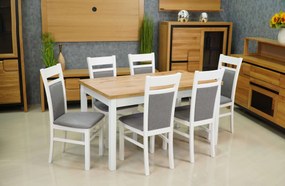 Stima jedálenská stolička VITO Vyberte odtieň dreva / látky ->: Dub sonoma / BOSS Camel v.4