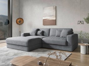 XXXLutz ROHOVÁ SEDAČKA, textil, sivá Sit & More - Sedačky - 000144027420