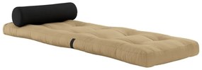 Futónový matrac v horčicovej farbe 70x200 cm Wrap – Karup Design
