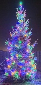 DECOLED Svetelná reťaz LED ELSLN, 20 m, 100 farebných diód, IP44, vrátane napájania