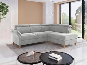 XXXLutz ROHOVÁ SEDAČKA, textil, strieborná Sit & More - Sedačky - 00014402574X