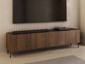 TV skrinka/stolík Anto S2 (orech warmia + čierny mramor). Vlastná spoľahlivá doprava až k Vám domov. 1121786