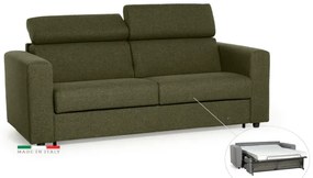 Rozkladacia pohovka na každodenné spanie TAVOLA, zelená (penelope 10)