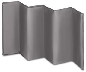 Lionelo - Cestovná postieľka STEFI ružová/šedá