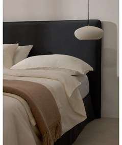 Antracitová čalúnená dvojlôžková posteľ 180x200 cm Jaira – Kave Home