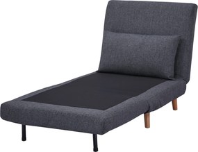 Sconto Rozkladacie kreslo GUNAR sivá