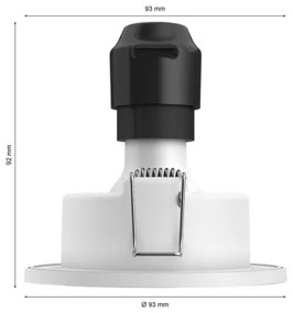 Philips - LED RGBW Stmievateľné kúpeľňové svietidlo Hue XAMENTO 1xGU10/4,2W IP44