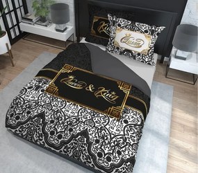 Bavlnené posteľné obliečky v kráľovskom štýle 3 časti: 1ks 160 cmx200 + 2ks 70 cmx80