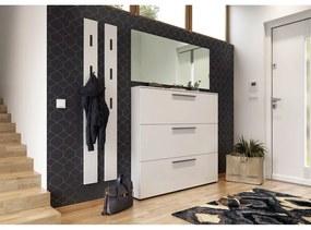 Biela výklopná skrinka na topánky Utah - Germania