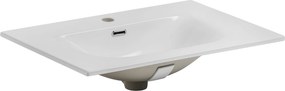 Comad Nábytkové keramické umývadlo SKY 70- 8099, 71x46 cm, biela lesklá