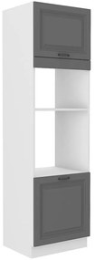 Kuchynská skrinka Stilo dustgrey/biely 60dmp/210 2f