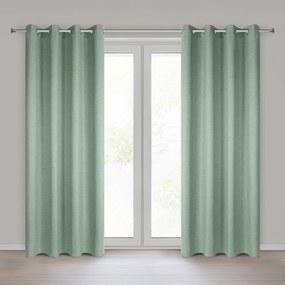 ZÁVES NA KRÚŽKOCH JULA2 140X250 CM TMAVOZELENÁ