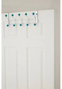 Kovový vešiak na dvere v mentolovo-striebornej farbe 41 cm – Premier Housewares