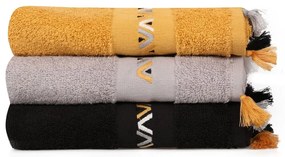 Froté bavlnené uteráky v súprave 3 ks 50x90 cm Asorti – Foutastic