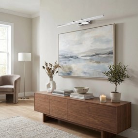 Toolight Toolight, LED nástenné svietidlo, 80cm, 13W, 4000K, 1000lm, APP1871-1W, Chrómová, OSW-66027