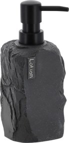 Sada kúpeľňových doplnkov Paola, čierna/s čiernymi prvkami