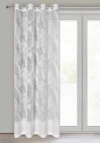 ZÁVES NA KRÚŽKOCH LINNEA 140X250 CM BIELA