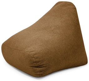 Hnedý detský sedací vak z textílie buklé Snug 80 – SLOWDOWN