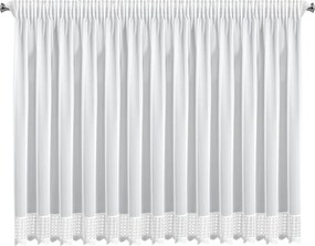 ZÁCLONA NA PÁSKE KATRINA 350X150 CM BIELA