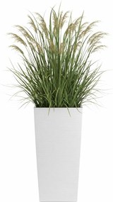 PLASTOVÝ KVETINÁČ PORTO RIFLO 57X29,5X29,5 CM BIELA