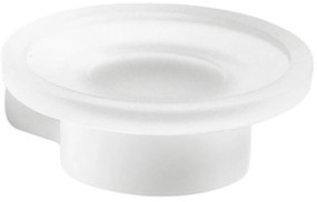 Gedy - Nástenná mydelnička PIRENEI mliečne sklo/matná biela