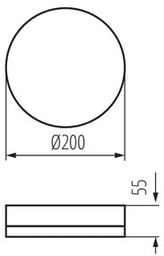 Kanlux 37291 - LED Technické stropné svietidlo IPER LED/19W/230V IK10 IP65 guľatý biela