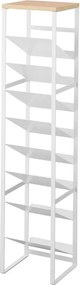 Biely kovový regál na víno počet fliaš 16 20x88,5x19 cm Tower – YAMAZAKI