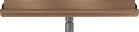 Mexen Flat Wall, sprchový žľab na stenu 2v1, 50 cm, medená matná, 1C30050