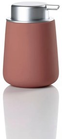 Svetločervený porcelánový dávkovač mydla 250 ml Nova – Zone