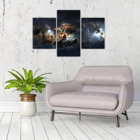 Obraz - Vesmír s hmlovinou (90x60 cm)