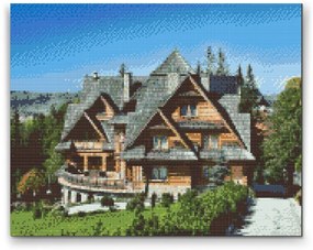 Gario Diamantové maľovanie Poľská architektúra Rozmery: 50 x 40 cm, Rámovanie: Iba zrolované plátno, Diamanty: Štvorcové