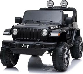 Baby Mix Detské elektrické autíčko Jeep Wrangler Rubicon, čierna