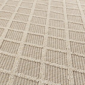 Ayyildiz, Kusový koberec Patara 4953 Beige – na von aj na doma, 200x290, béžová, chodba / predsieň