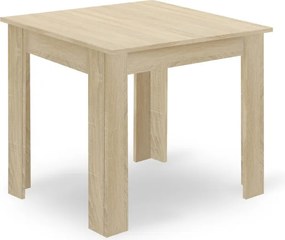 Jedálenský stôl NP Dub Sonoma so štyrmi stoličkami WAT biele / hnedé