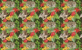 Fototapeta - Leopard v džungli (152,5x104 cm)