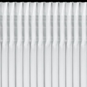 VIANOČNÁ ZÁCLONA NA PÁSKE FLAKE 350X160 CM BIELA