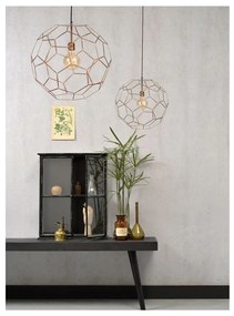 Hnedé závesné svietidlo s kovovým tienidlom ø 34 cm Marrakesh – it's about RoMi