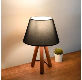 Stolná lampa AYD 1xE27/40W/230V hnedá/antracit